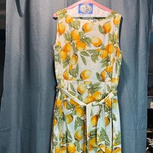 Ann Klein lemon dress